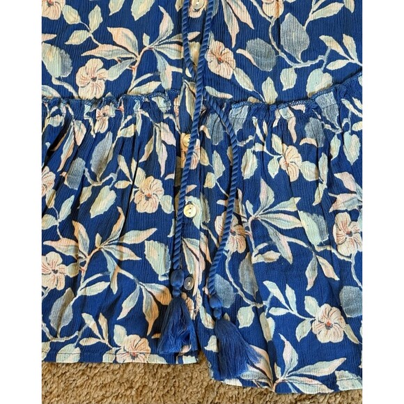 Faherty Mini Dress Women’s Size Small Floral BLUE  NWT $188 - Picture 7 of 16